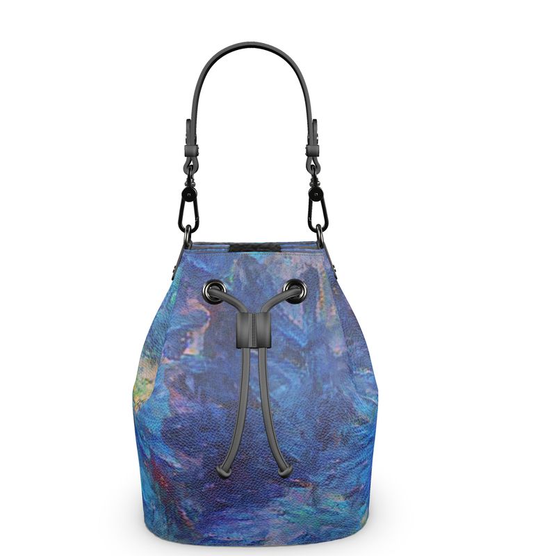 Beautiful Blues Bucket Bag