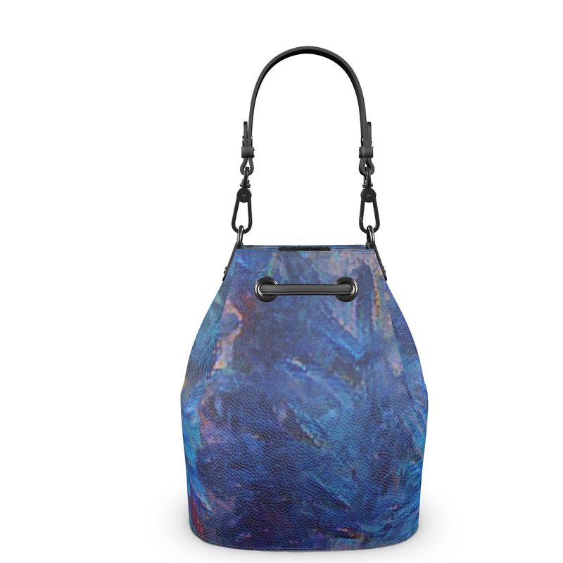 Beautiful Blues Bucket Bag