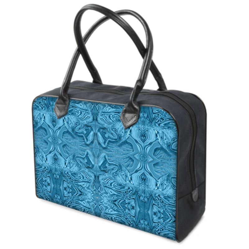 Blue Denim Design Holdall