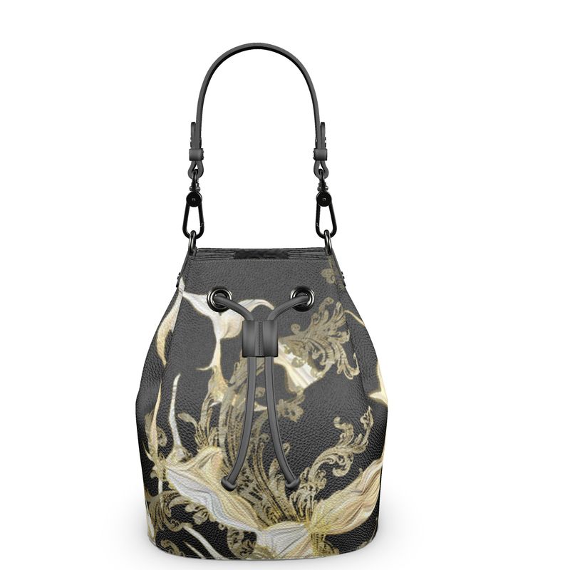 Golden Threads Bucket Bag