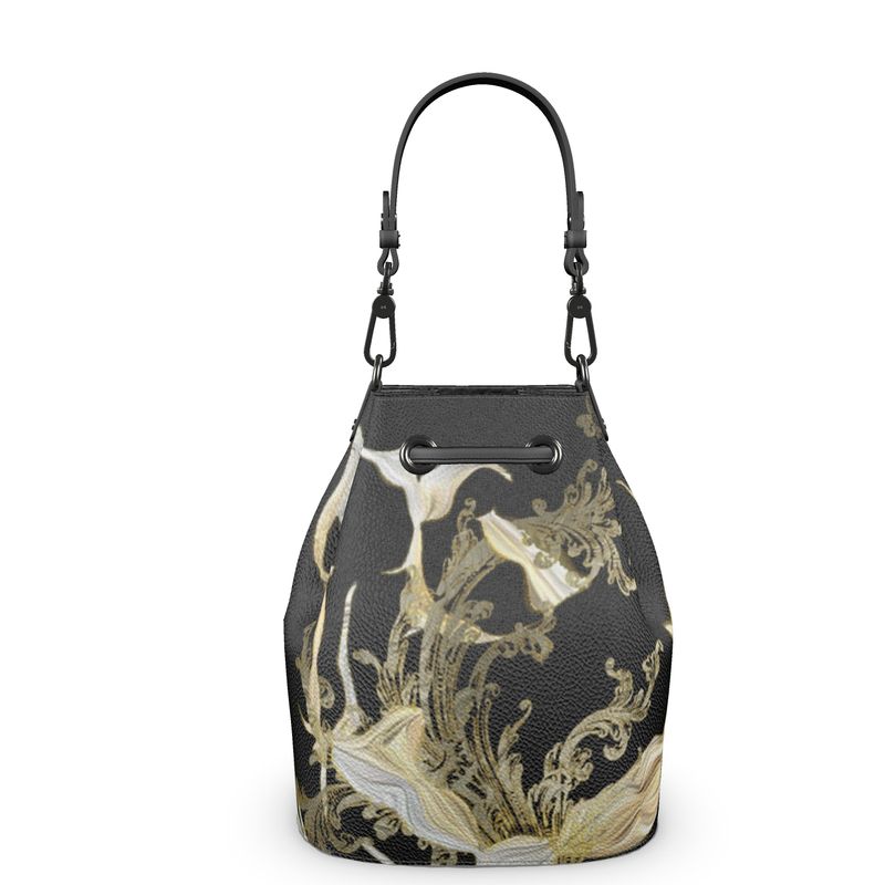 Golden Threads Bucket Bag